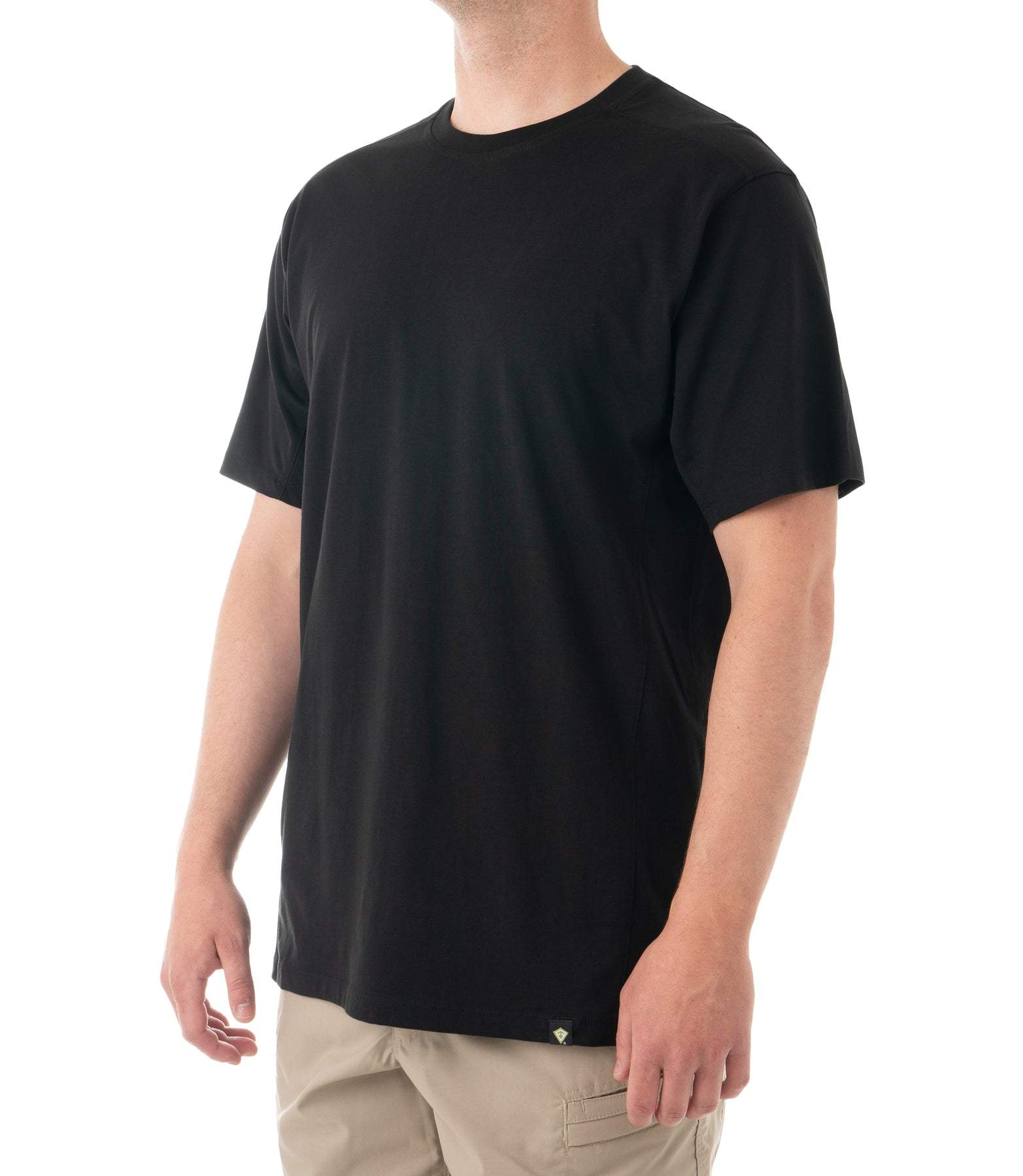 First Tactical 112501 Men's Tactix Cotton S/S Tee | Black