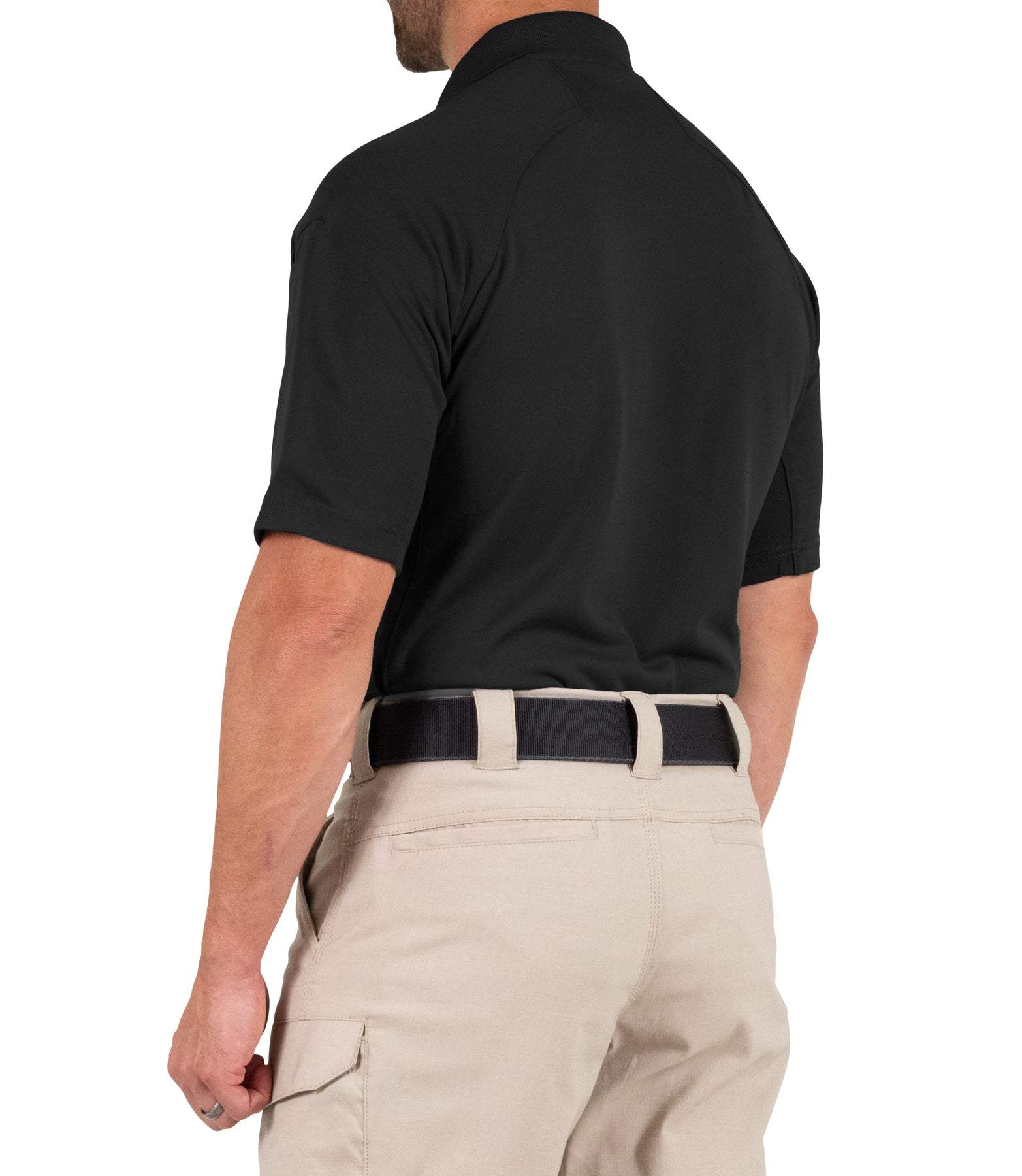 First Tactical 112509 Men's Performance S/S Polo | Black