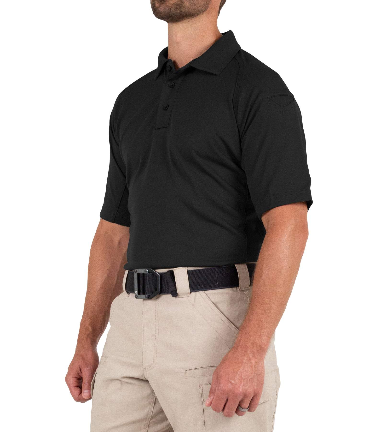 First Tactical 112509 Men's Performance S/S Polo | Black