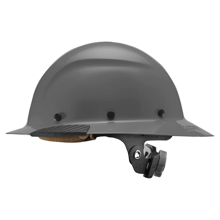 Lift Safety DAX full brim hard hat in natural fiber resin with a triple-reinforced crown