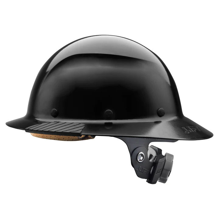 Lift Safety DAX full brim hard hat in natural fiber resin with a triple-reinforced crown