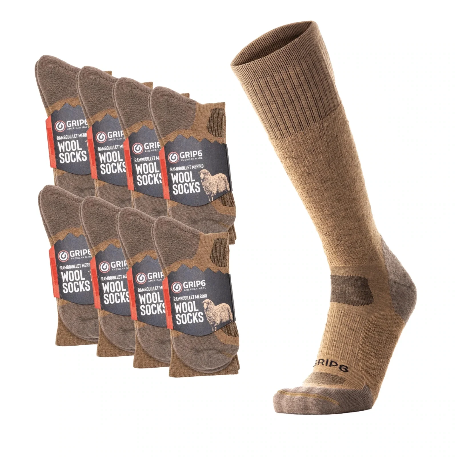 Grip6 Highline Wool Boot Sock