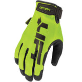 Lift Safety Option Glove in black and gray featuring a breathable Air Mesh back and adjustable TPR wrist closure