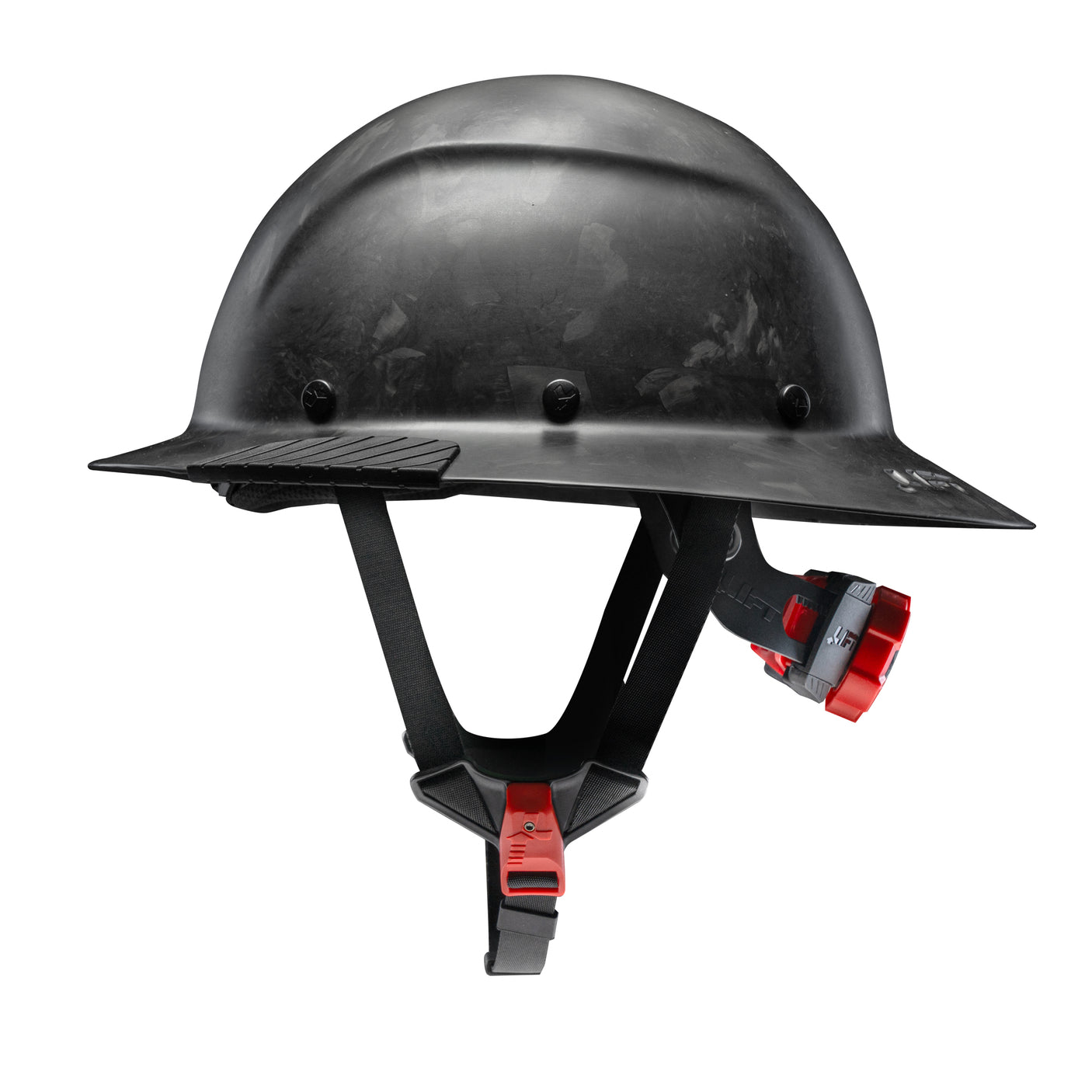 LIFT Safety DAX Forged Carbon Fiber Full Brim Hard Hat in gloss finish with Mips safety system