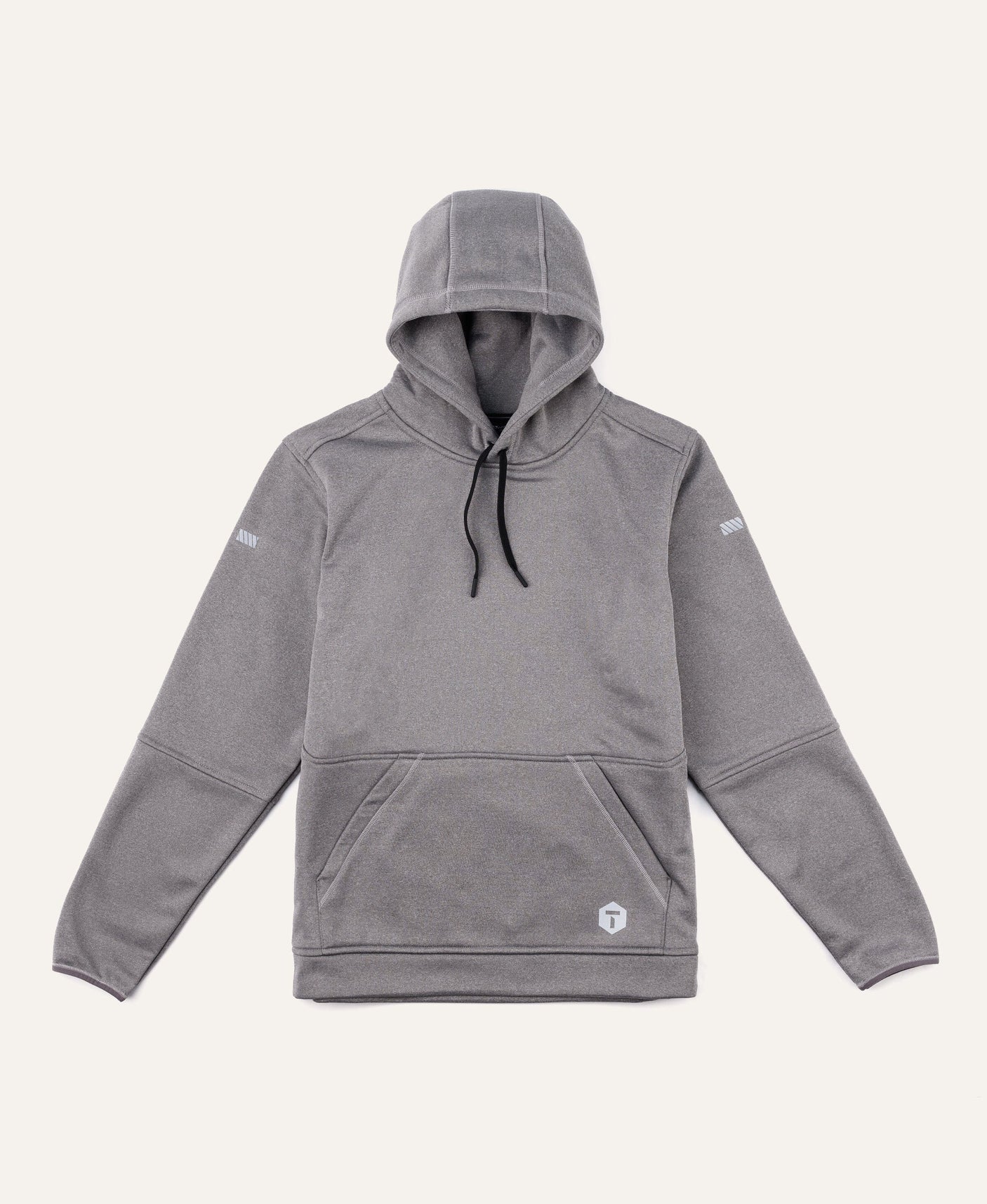 M2 Grid Pullover Hoodie - Men's Fit Truewerk #color_heathered grey