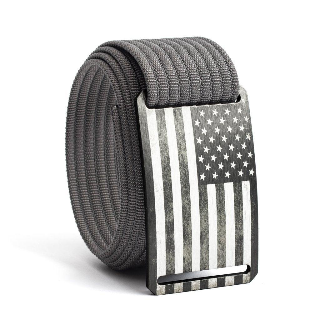 Grip6 USA Gunmetal Flag Belt - 1.5" Wide