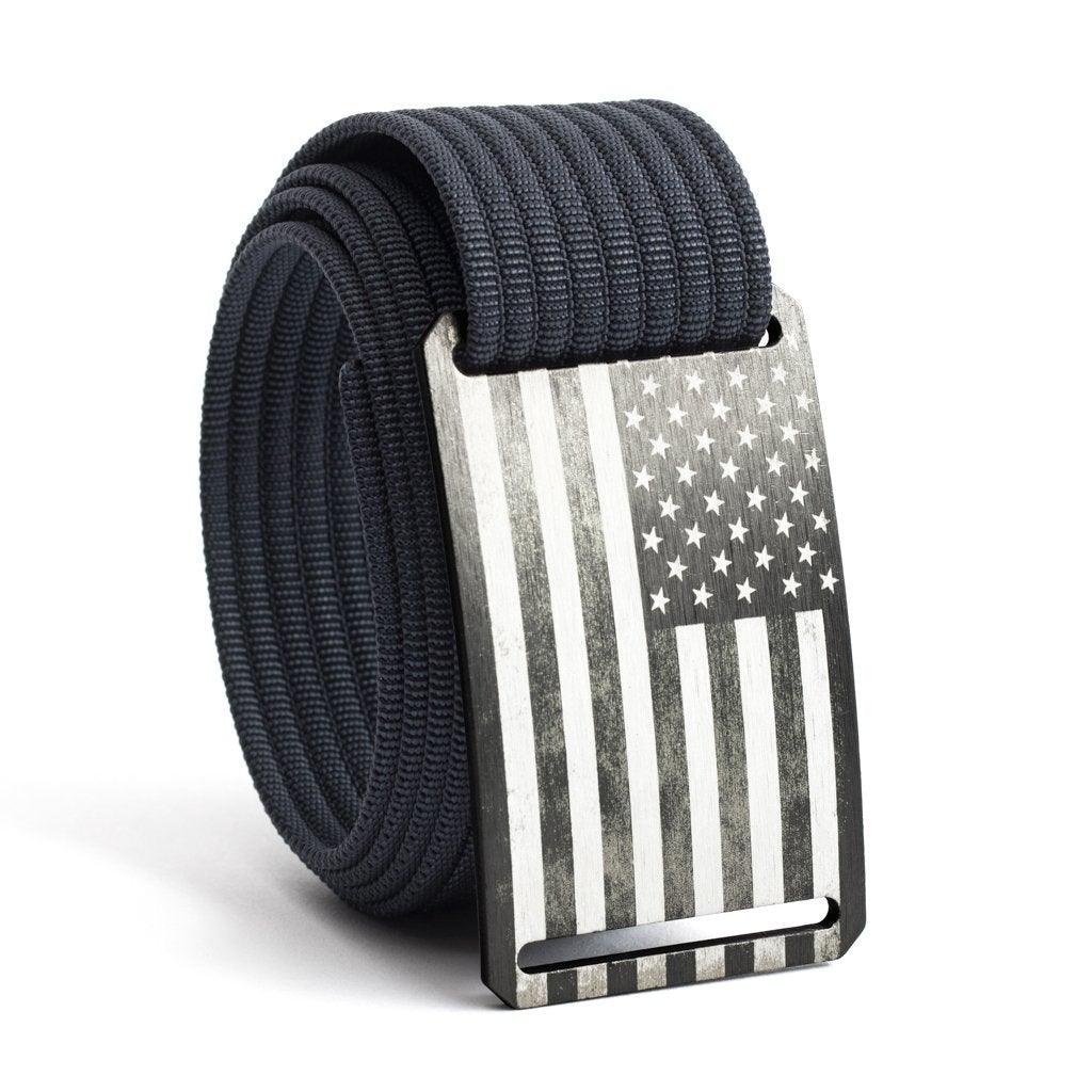 Grip6 USA Gunmetal Flag Belt - 1.5" Wide