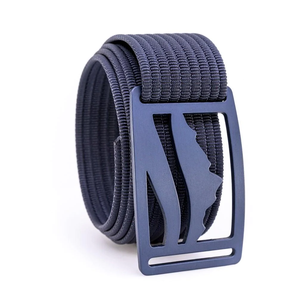 Grip6 Wasatch Blue Steel Belt - 1.5" Wide