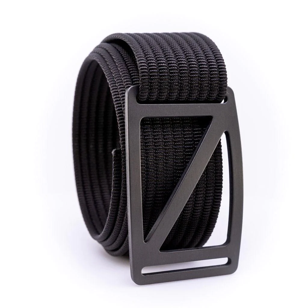 Grip6 Slope Gunmetal Belt - 1.5" Wide