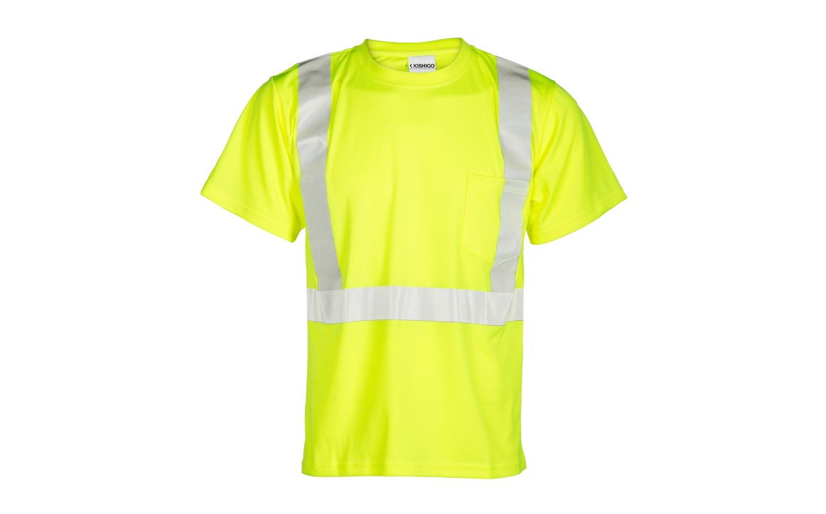 Kishigo 9110 Class 2 Short Sleeve T-Shirt | Yellow