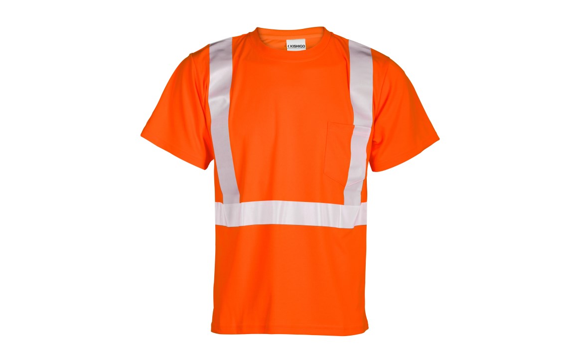 Kishigo 9111 Class 2 Short Sleeve T-Shirt | Orange