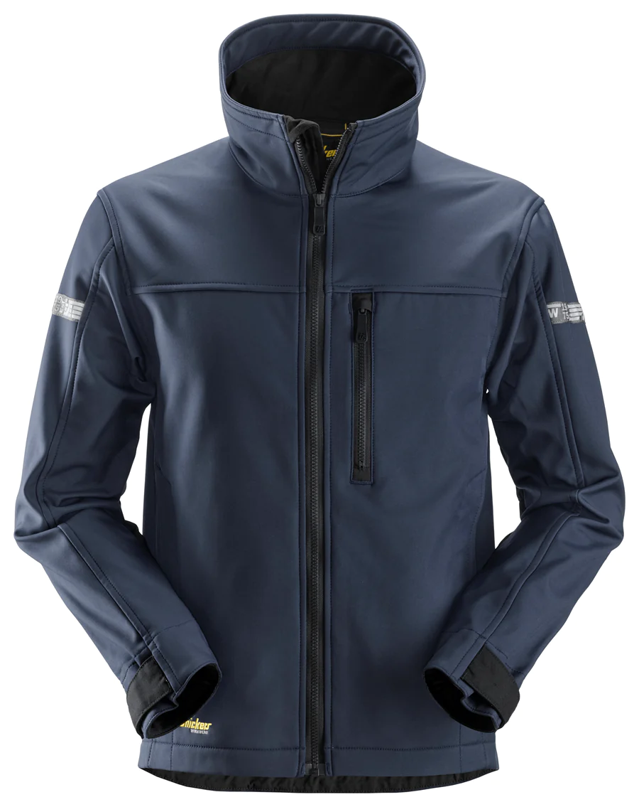 Snickers Workwear U1200 AllroundWork Softshell Jacket - Navy/Black