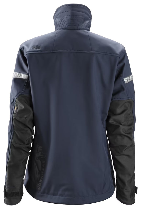 Snickers Workwear 1207 AllroundWork Women's Softshell Jacket - Navy/Black
