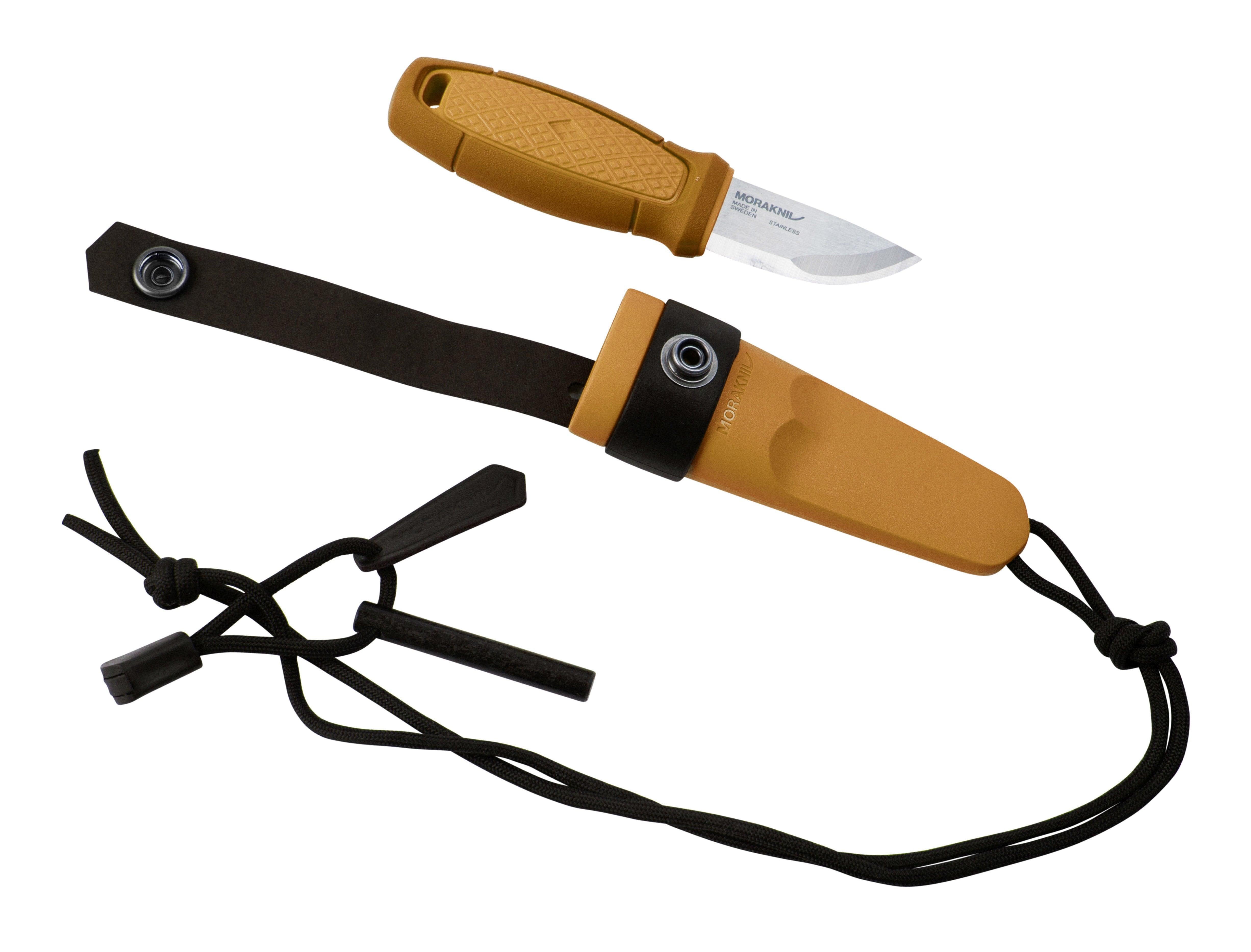 Morakniv® Eldris Stainless Knife with Firestarter Kit and Plastic Sheath
