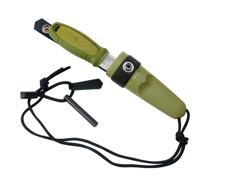 Morakniv® Eldris Stainless Knife with Firestarter Kit and Plastic Sheath - Trusted Gear Company LLC