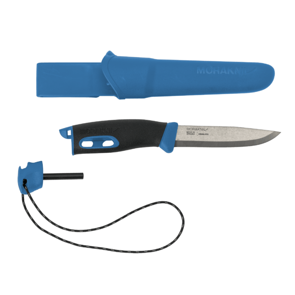 Morakniv® Companion Spark Stainless Knife with Plastic Sheath - Trusted Gear Company LLC