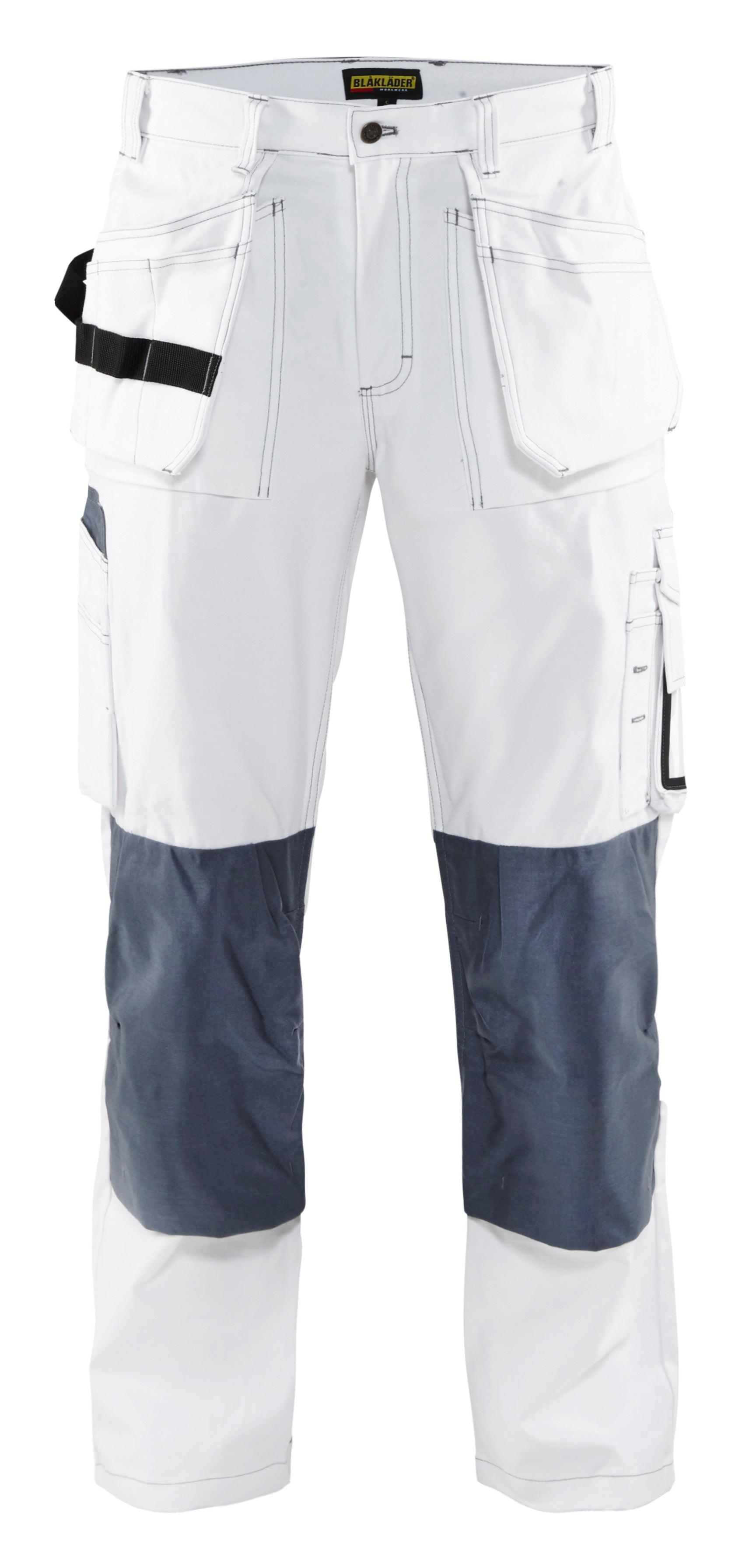 Blaklader 1631 9oz Cotton Painter Pants with Utility Pockets - White - Trusted Gear Company LLC