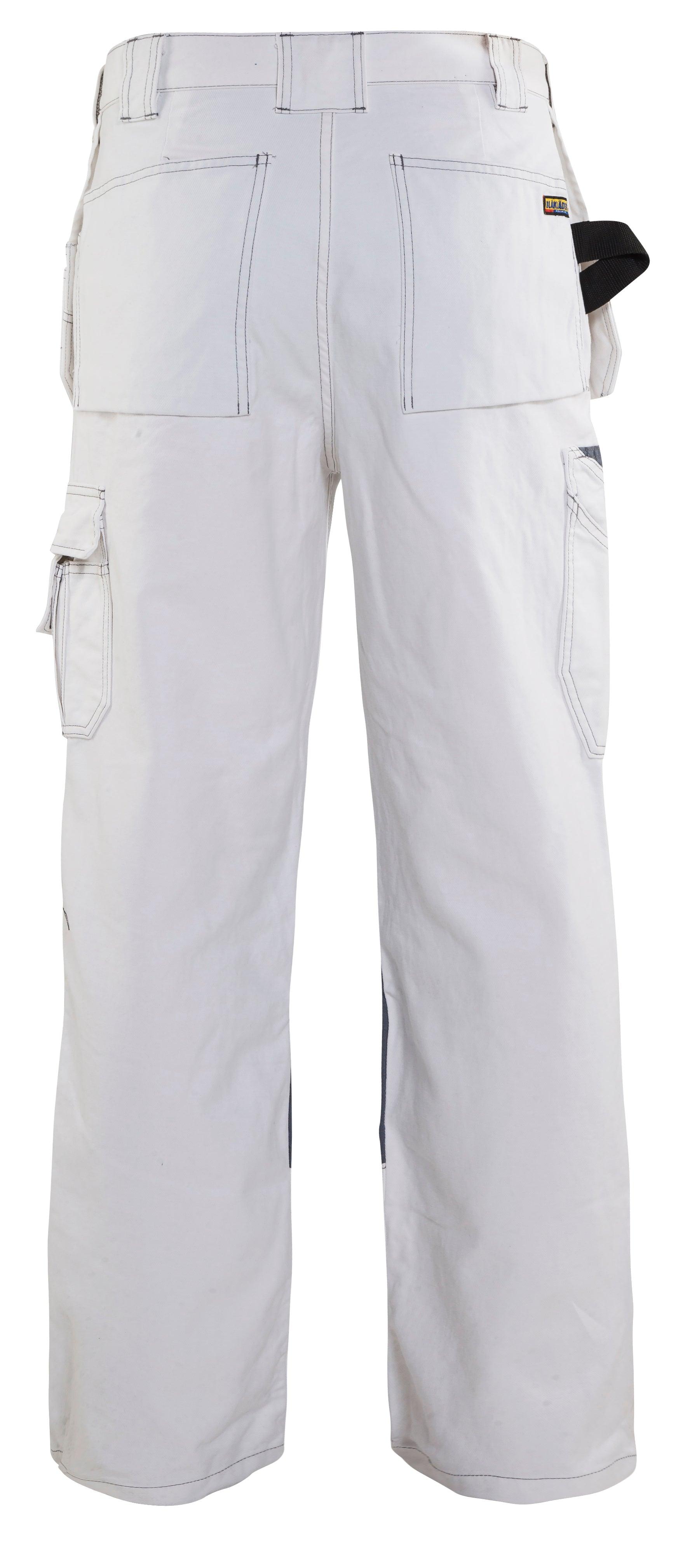 Blaklader 1631 9oz Cotton Painter Pants with Utility Pockets - White