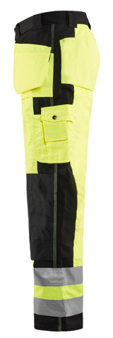 Blaklader 1633 9oz Hi-Vis Work Pants - Yellow Hi-Vis/Black - Trusted Gear Company LLC