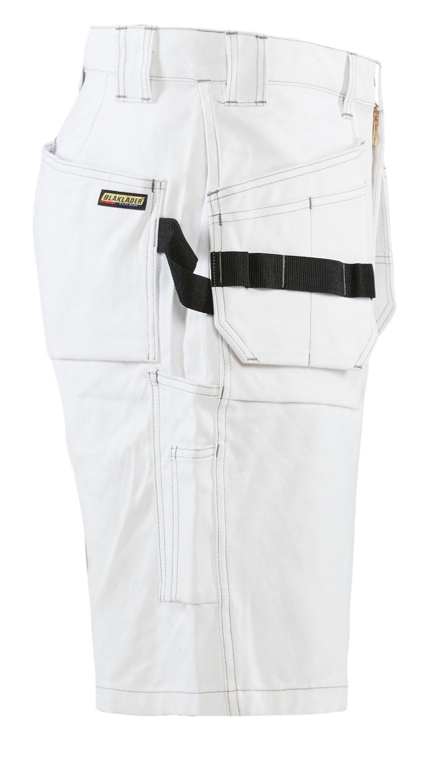 Blaklader 1634 8oz Painter Shorts with Utility Pockets - White - Trusted Gear Company LLC