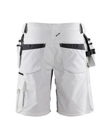 Blaklader 1637 7oz Rip Stop Shorts with Utility Pockets - White