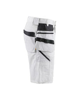 Blaklader 1637 7oz Rip Stop Shorts with Utility Pockets - White