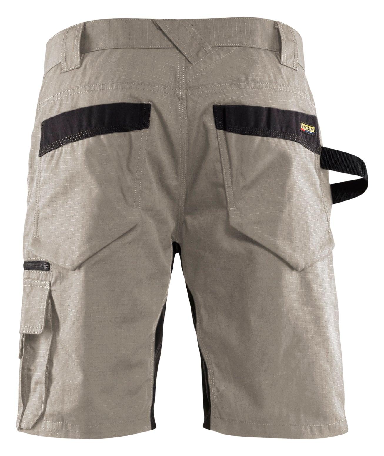 Blaklader 1638 7oz Rip Stop Shorts - Stone - Trusted Gear Company LLC