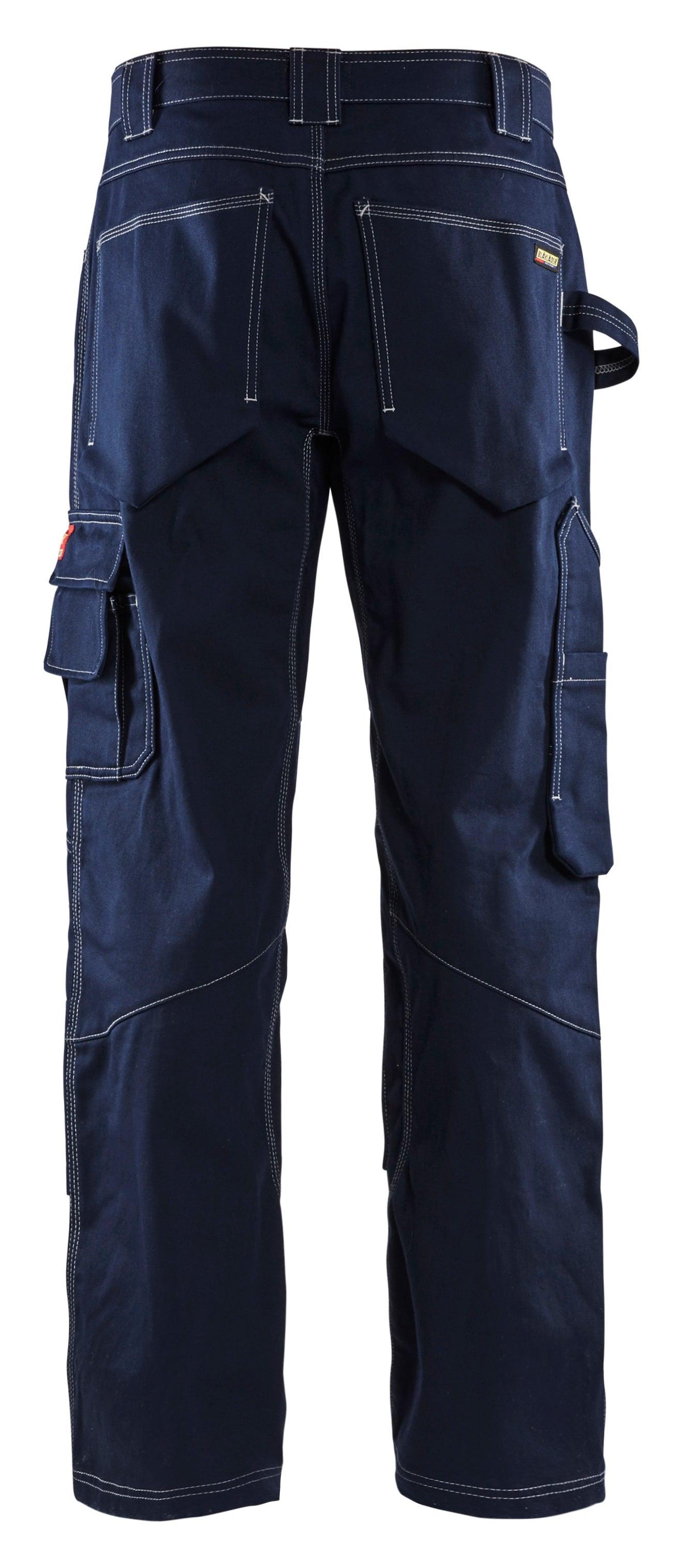 Blaklader 1676 10oz Flame Resistant Work Pants - Navy Blue