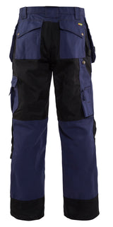 Blaklader 1680 10oz Canvas Heavy Worker Pants - Navy Blue/Black