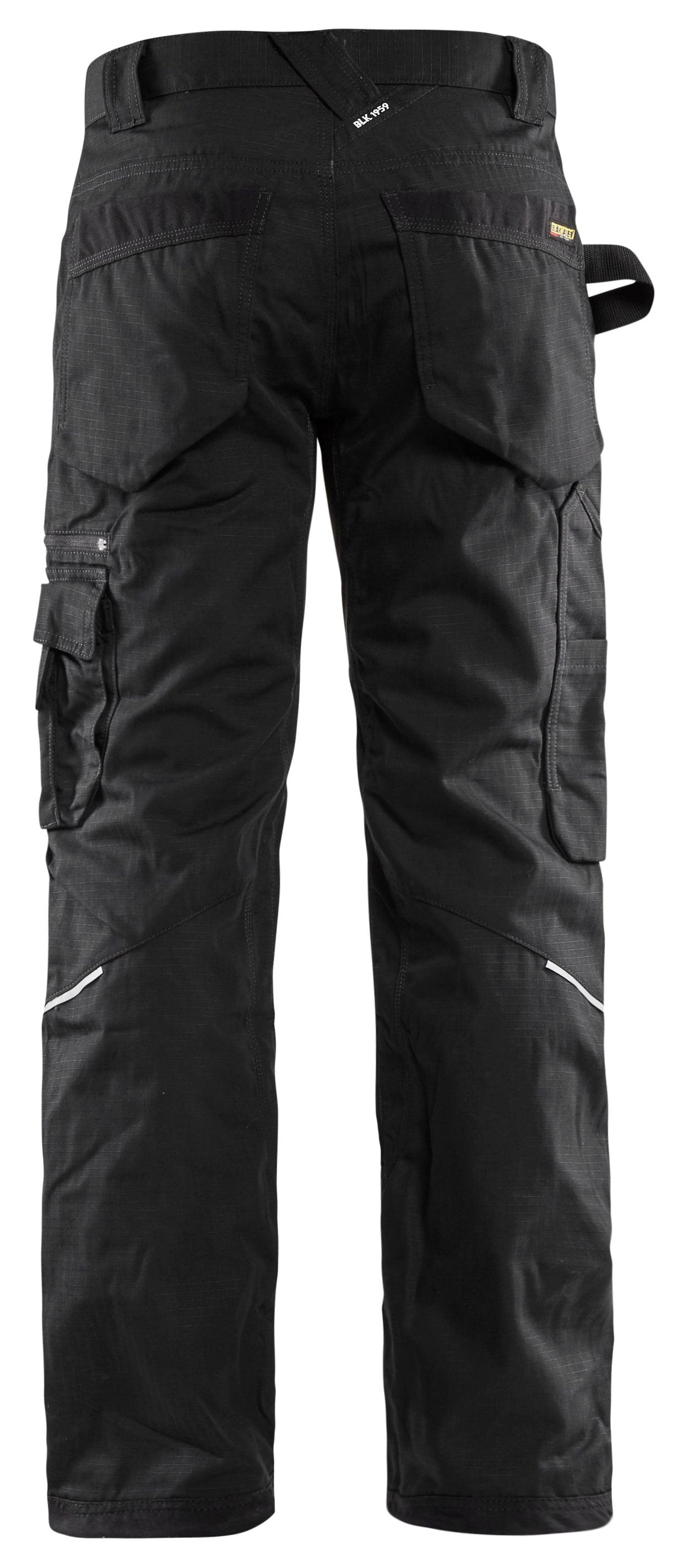 Blaklader 1690 7oz Rip Stop Pants with Stretch - Black - Trusted Gear Company LLC