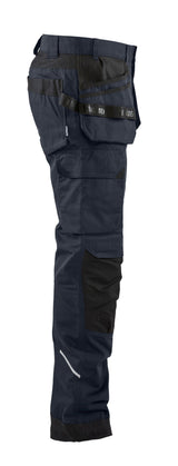 Blaklader 1691 7oz Rip Stop Pants with Stretch and Utility Pockets - Dark Navy - Trusted Gear Company LLC