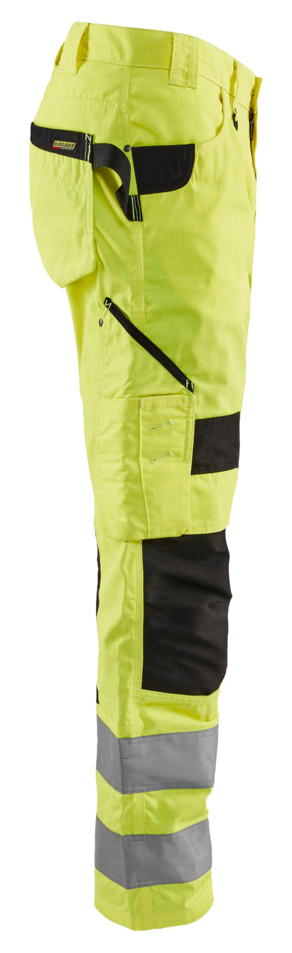 Blaklader 1699 7oz Hi-Vis Rip Stop Pants - Yellow Hi-Vis/Black - Trusted Gear Company LLC