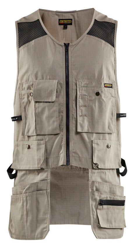 Blaklader 3115 Ripstop Kangaroo Mesh Vest - Stone - Trusted Gear Company LLC