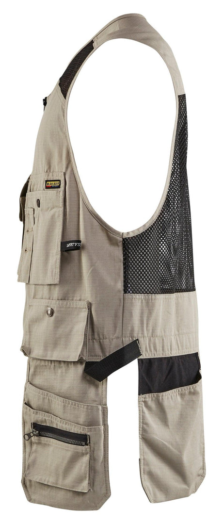 Blaklader 3115 Ripstop Kangaroo Mesh Vest - Stone - Trusted Gear Company LLC