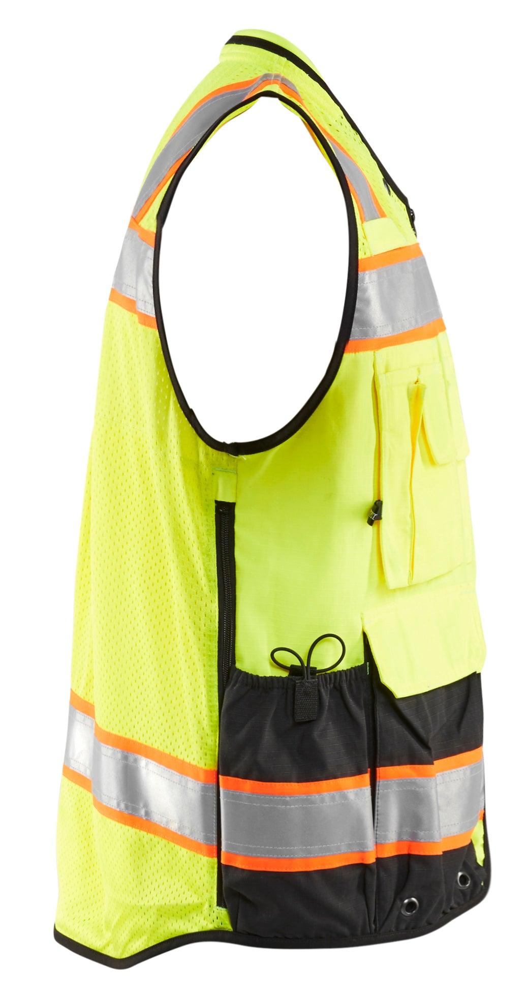Blaklader 3132 Hi-Vis Surveyor Safety Vest - Yellow Hi-Vis/Black - Trusted Gear Company LLC