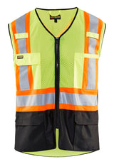 Blaklader 3133 Hi-Vis Safety Vest - Yellow Hi-Vis/Black - Trusted Gear Company LLC