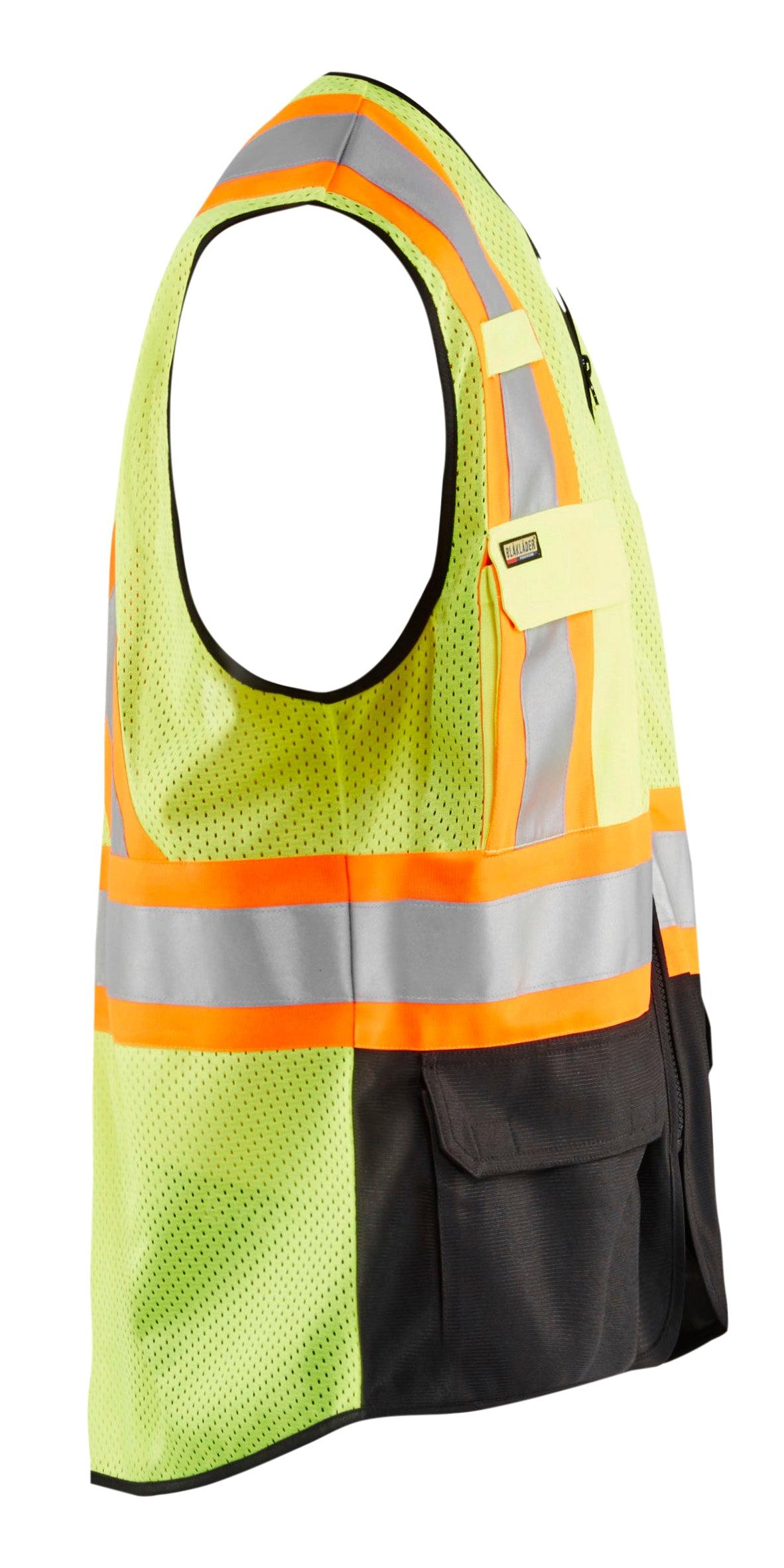 Blaklader 3133 Hi-Vis Safety Vest - Yellow Hi-Vis/Black - Trusted Gear Company LLC
