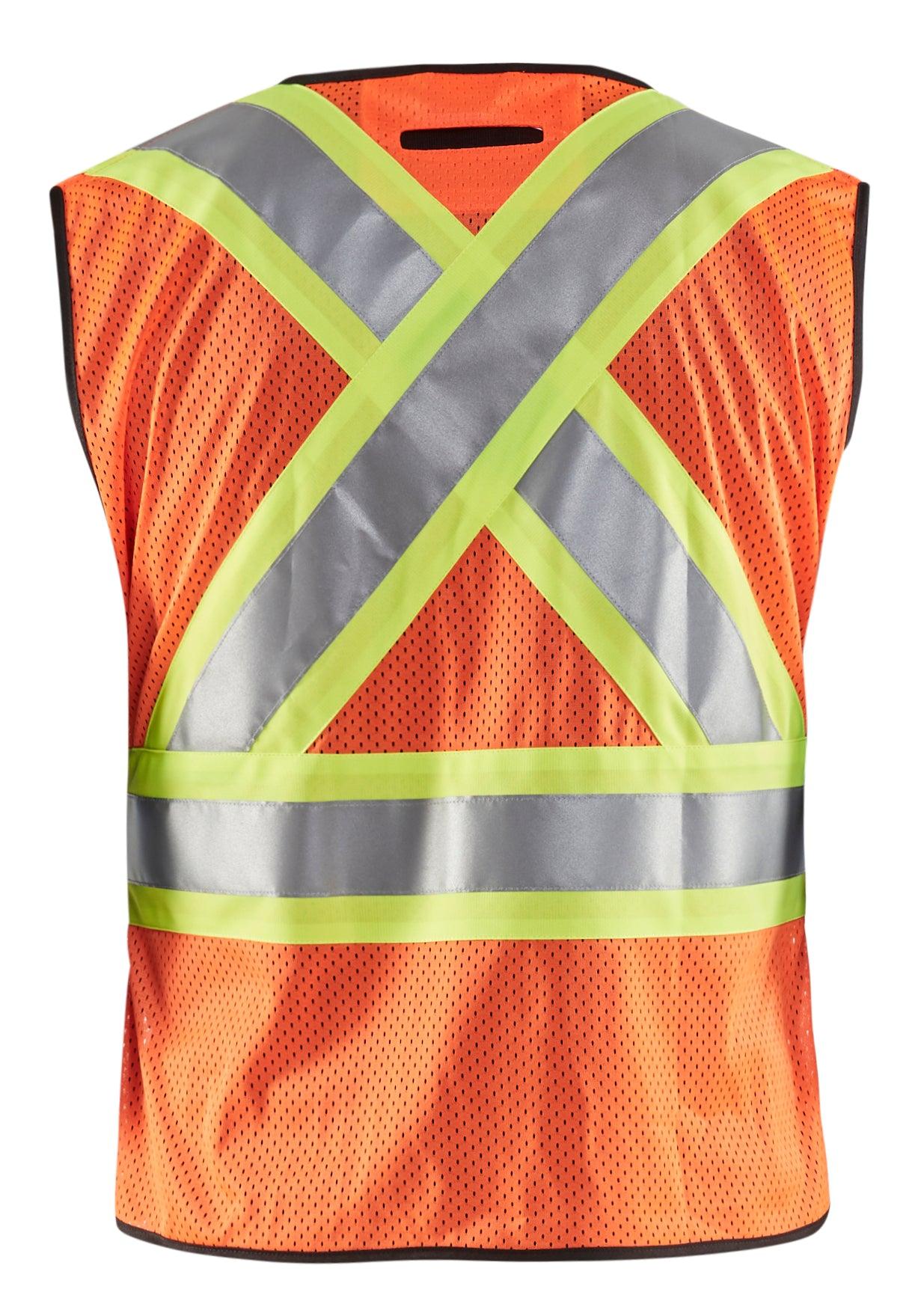 Blaklader 3138 5-Point Tear Away Safety Vest - Orange Hi-Vis - Trusted Gear Company LLC