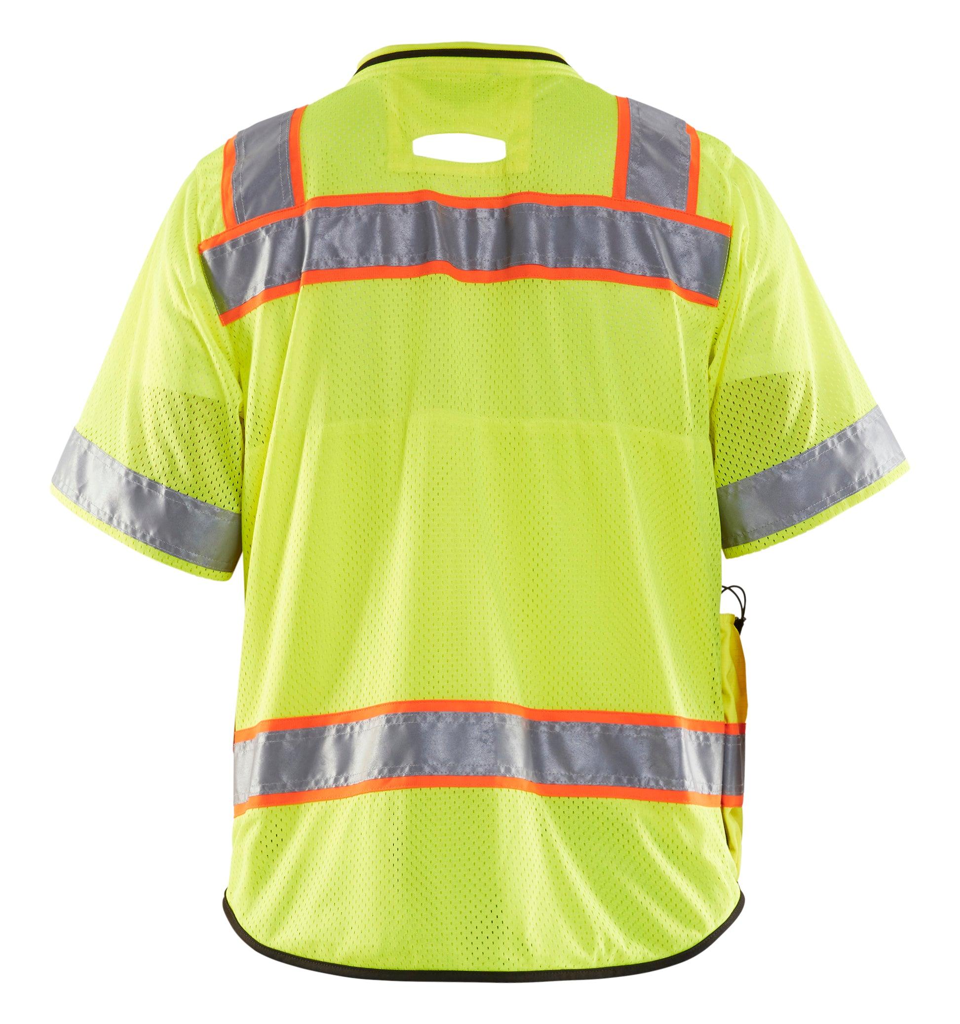 Blaklader 3139 Hi-Vis Class 3 Surveyor Safety Vest - Yellow Hi-Vis/Black - Trusted Gear Company LLC