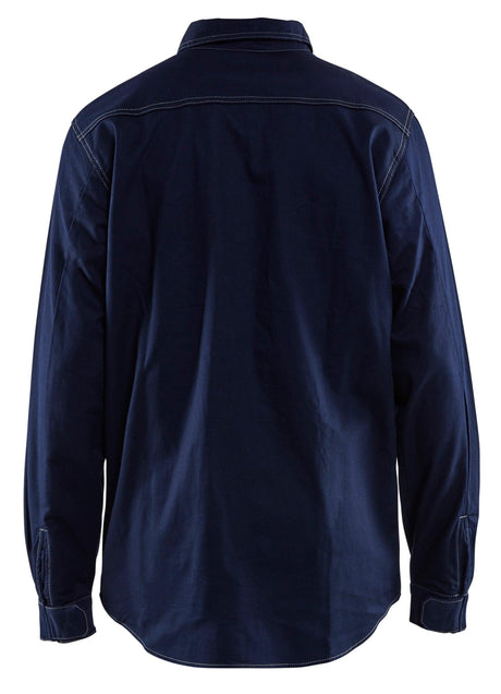 Blaklader 3276 Flame Resistant Snap Shirt - Navy Blue - Trusted Gear Company LLC