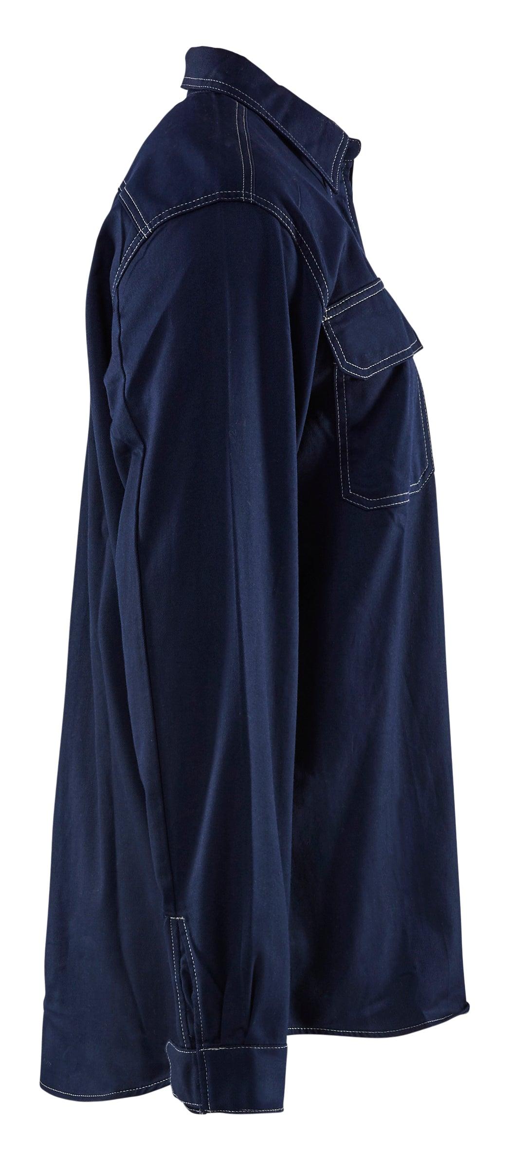 Blaklader 3276 Flame Resistant Snap Shirt - Navy Blue - Trusted Gear Company LLC