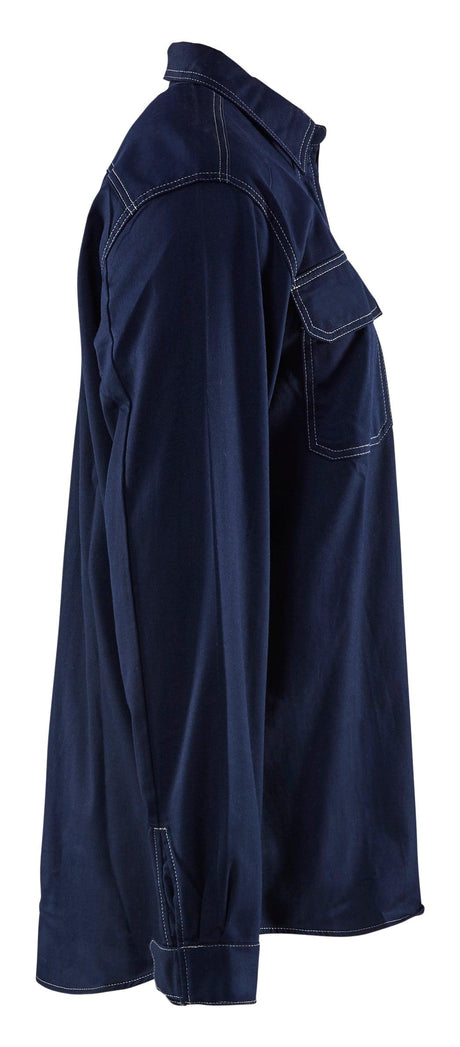 Blaklader 3276 Flame Resistant Snap Shirt - Navy Blue - Trusted Gear Company LLC