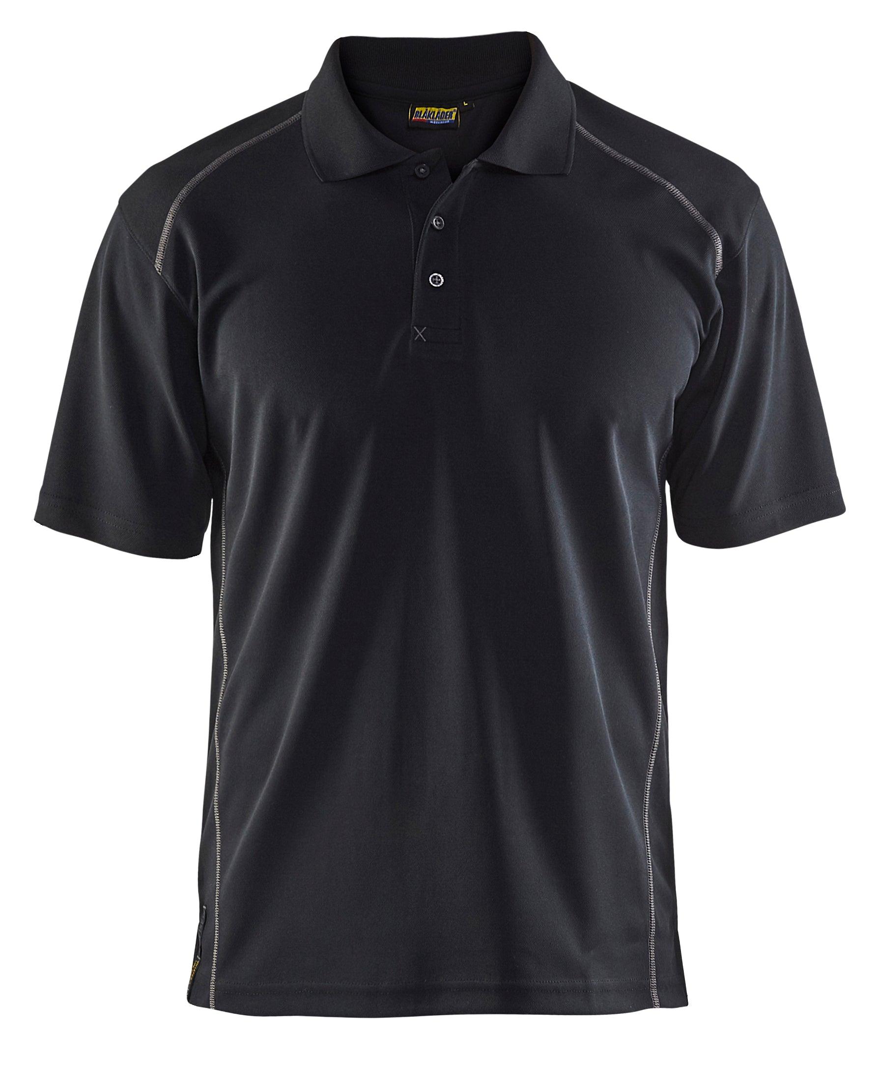 Blaklader 3451 Short Sleeve Polo Shirt - Black - Trusted Gear Company LLC