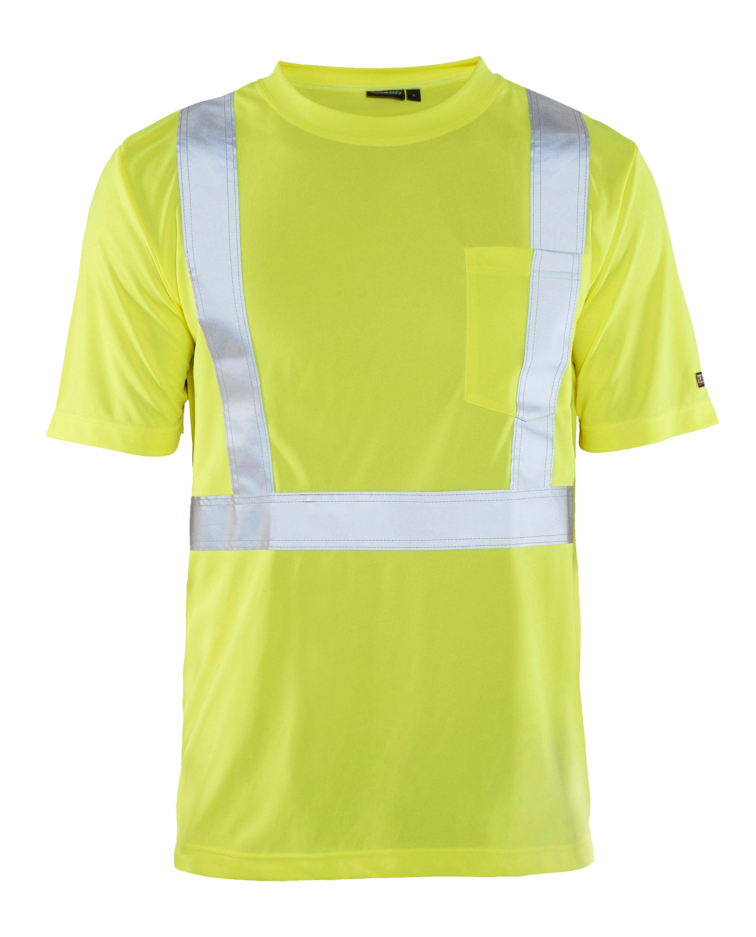 Blaklader 3486 Hi-Vis UV Anti-Odor T-Shirt - Yellow Hi-Vis - Trusted Gear Company LLC