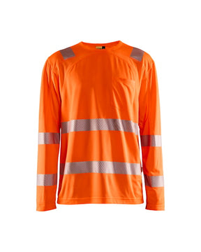 Blaklader 3488 Hi-Vis UV Anti-Odor Long Sleeve T-Shirt - Orange Hi-Vis - Trusted Gear Company LLC