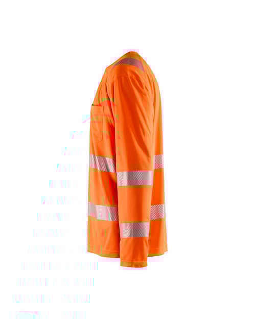 Blaklader 3488 Hi-Vis UV Anti-Odor Long Sleeve T-Shirt - Orange Hi-Vis - Trusted Gear Company LLC