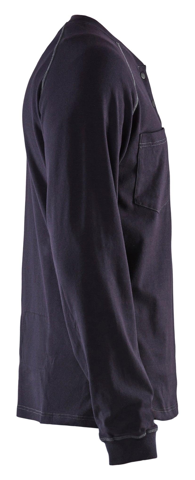 Blaklader 3491 Flame Resistant Henley - Navy Blue - Trusted Gear Company LLC