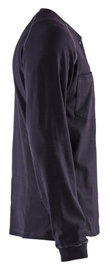 Blaklader 3491 Flame Resistant Henley - Navy Blue - Trusted Gear Company LLC