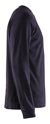 Blaklader 3493 Flame Resistant Long Sleeve T-Shirt - Navy Blue - Trusted Gear Company LLC