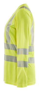 Blaklader 3497 Women's Hi-Vis UV Anti-Odor Long Sleeve T-Shirt - Yellow Hi-Vis - Trusted Gear Company LLC